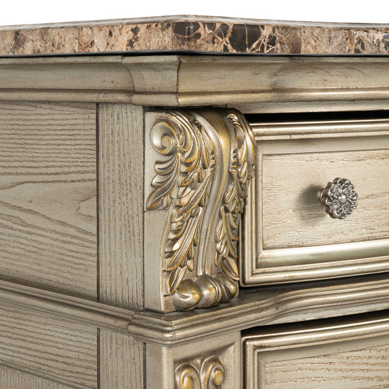 Table de chevet en bois véritable