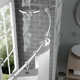 Minimalist 72" Adjustable Curved Fixed Shower Curtain Rod