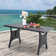 Alyah Rectangular Metal Outdoor Dining Table
