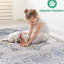 Tapis non délestable en médaillon crème / doré - Polyvalent pour garde-manger sans teinture-1077492135