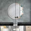 Huldar Glass Flat Wall Mirror