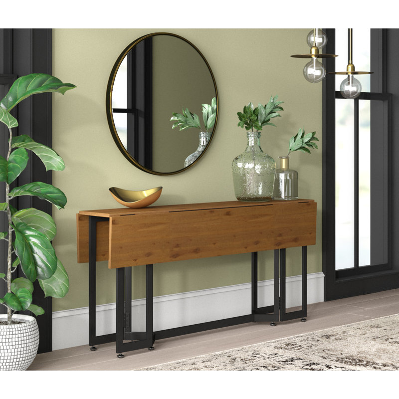 Christensen Metal Flat Wall Mirror, Bronze