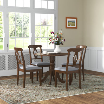 Alnesha 4 - Person Pedestal Dining Set