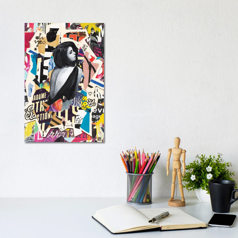 Madame by TOMADEE - Gallery-Wrapped Canvas Giclée on Canvas, 20.32 cm H x 30.48 cm W, Canvas