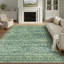  Tapis floral rétro vert-111667891