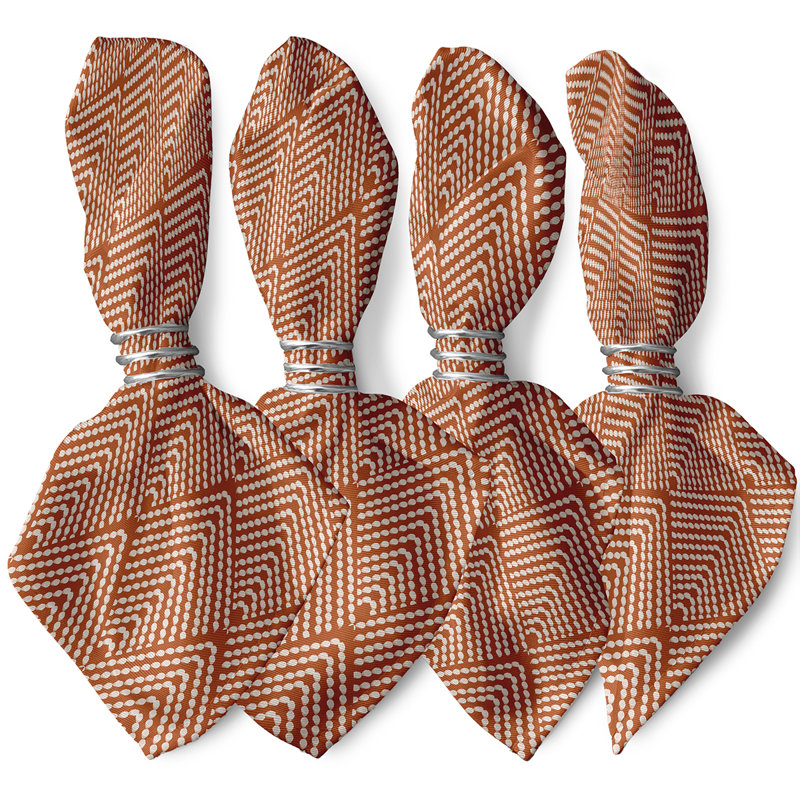 Lakshmy Lifeflor Napkins, Orange