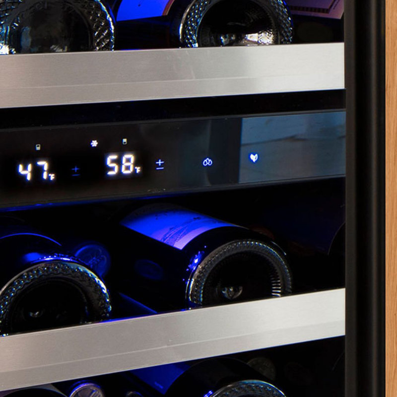 XO Appliance 24'' 33 Bottle Dual Zone Built-In Wine Refrigerator