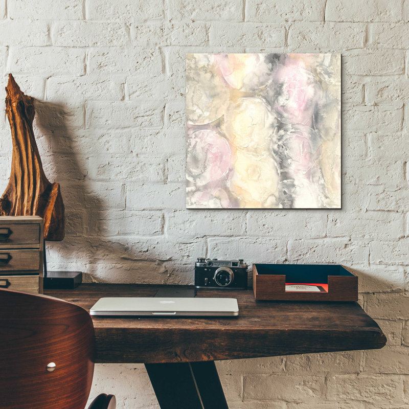 «Blush Circles I» par Chris Paschke, H 12 po x l 12 po x P 0,13 po