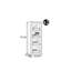Solid wood flip door dustproof bookcase-110967377