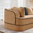 Saraland Teddy Velvet Fabric Compression  Modular Sectional Sofa with Ergonomic Design-118216702