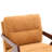 Mid Century Modern Upholstered Chenille Solid Wood Accent Armchair-360304812