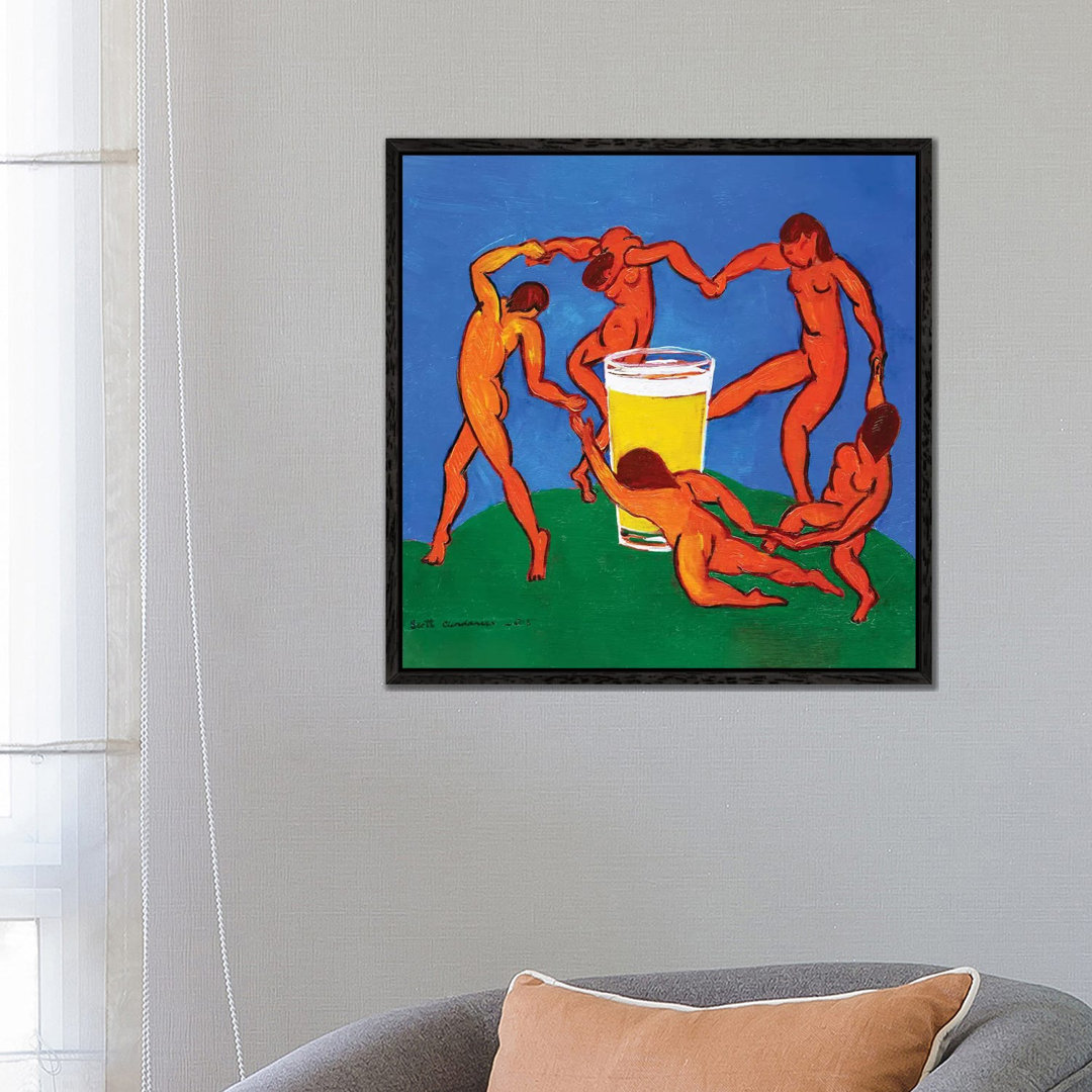 Dance Around The Pint von Scott Clendaniel - Gallery-Wrapped Canvas Giclée on Canvas