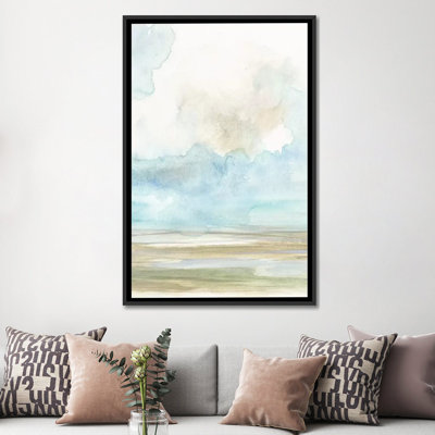 «Clouds Over The Marsh II» par Jennifer Goldberger, reproduction sur toile