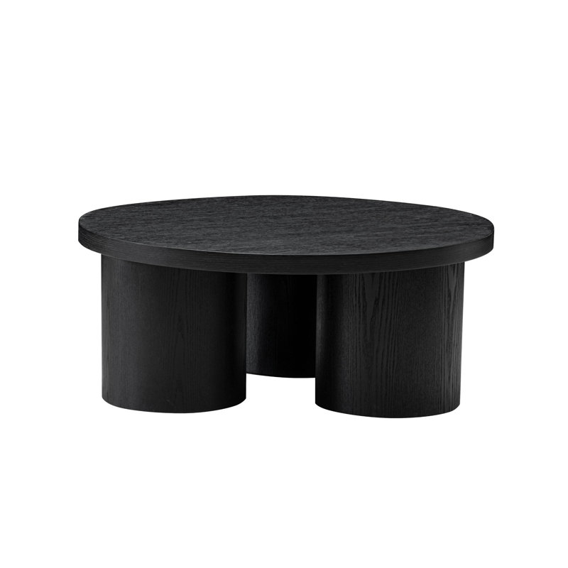 Lane Round Coffee Table, Black