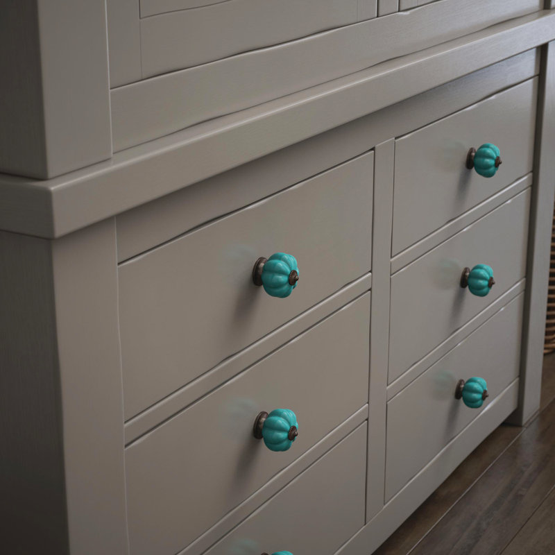 1 5/8" Length Knob, Teal Patina