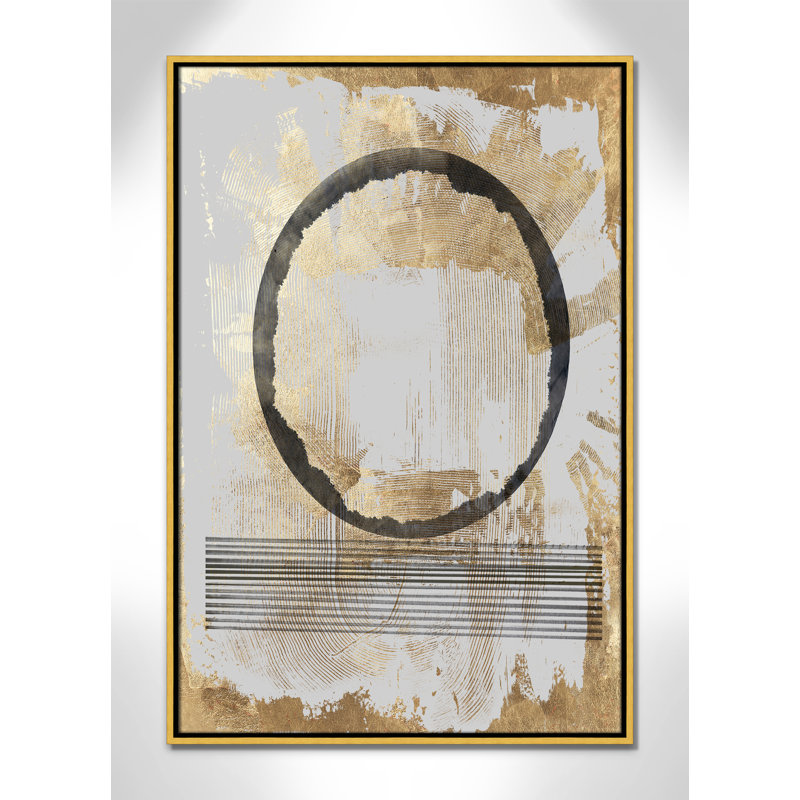 «Chord Print» par Casa Fine Arts, Or, H 37,5 po x l 25,5 po
