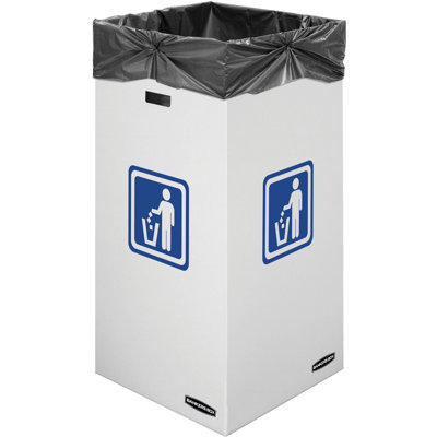 Open Kitchen Trash Can