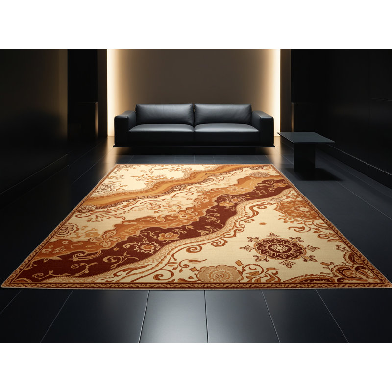 Tapis oriental doux et moelleux Kamena, 3 x 5