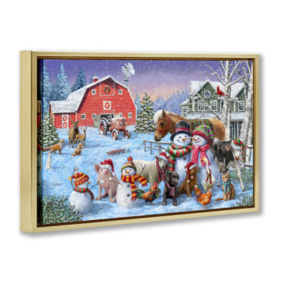 «Snowman & Dogs Family» par Grateful Licensing