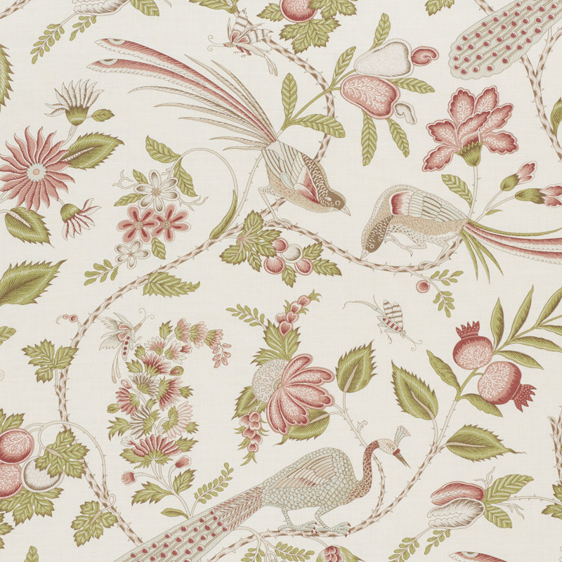 Campagne Fabric, Mineral/Rose