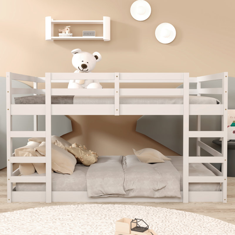 Esila Kids Full Over Full Bunk Bed, White
