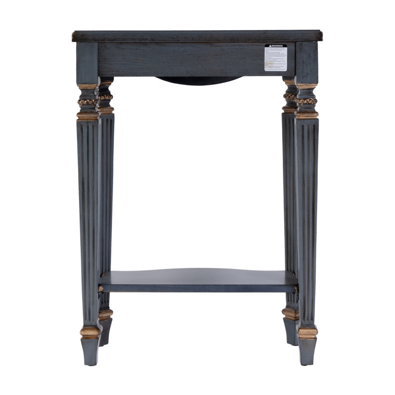 Cheshire Ballerina 22" Console Table, Pastel Blue
