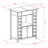 Yogyakarta 29.92 " L Bar Cabinet