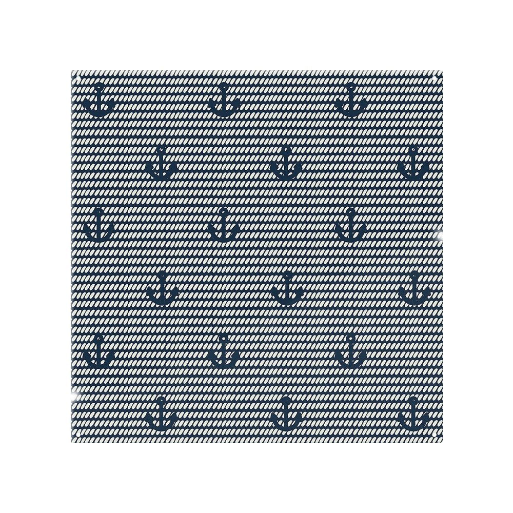 Anchors On Rope Pattern Splash Back