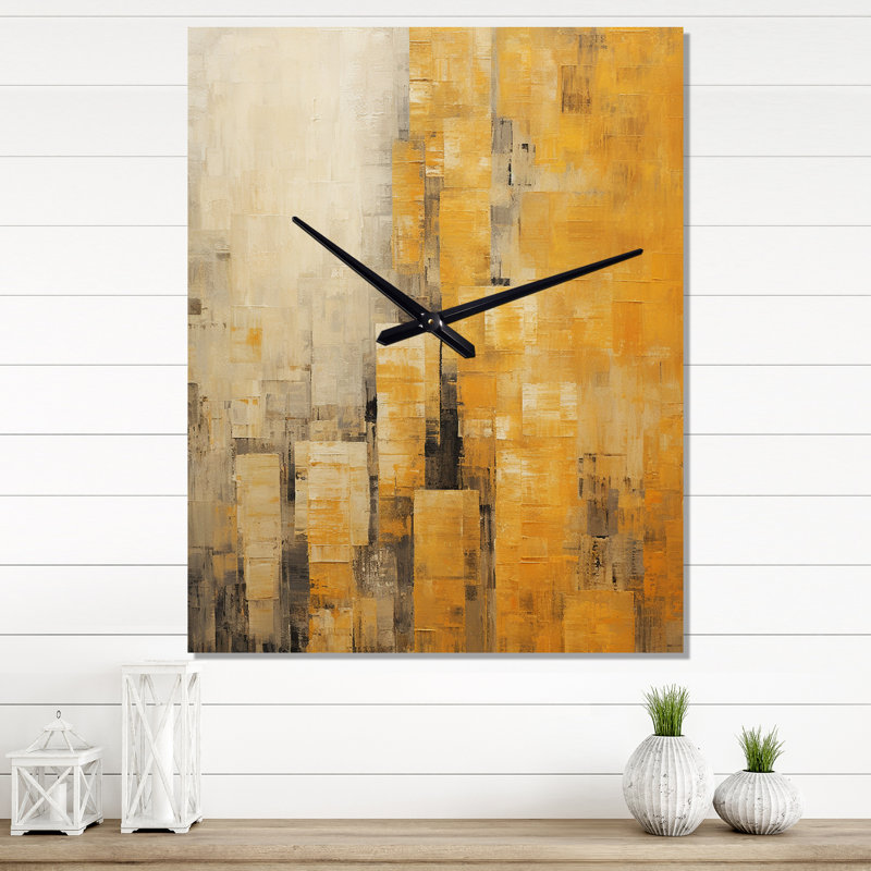 Horloge murale Cerria - gratte-ciel surdimensionnée, Moyen