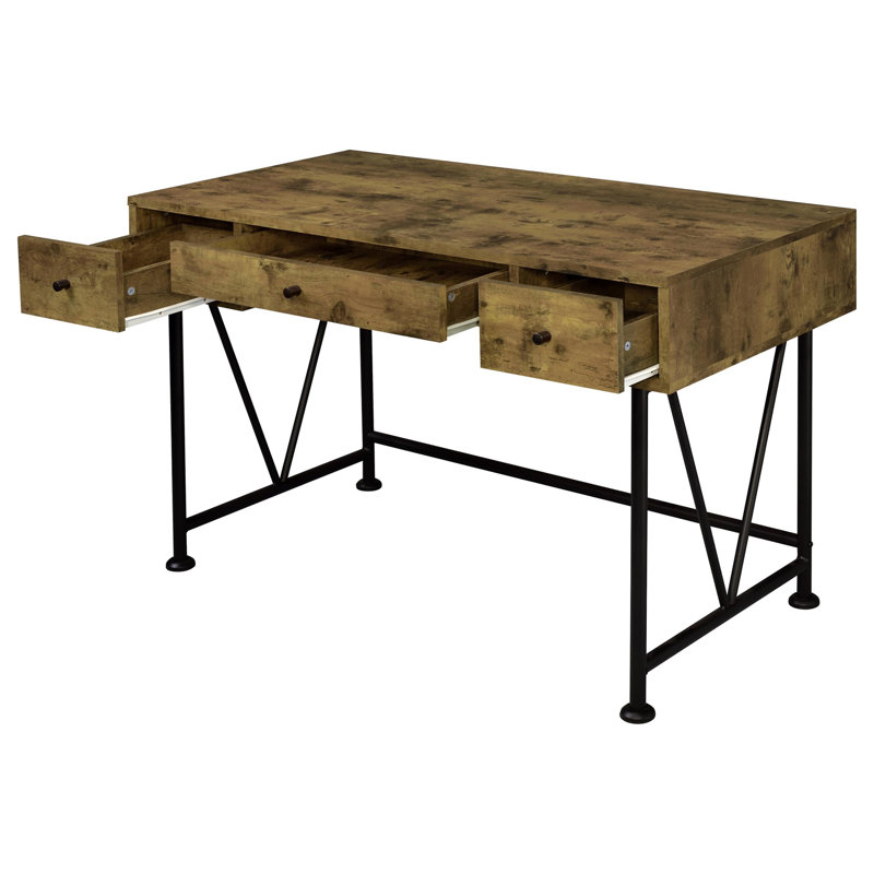 Bureau d'ordinateur et bibliothèque Avon Rustic Nutmeg 2 pièces (sans la chaise)
