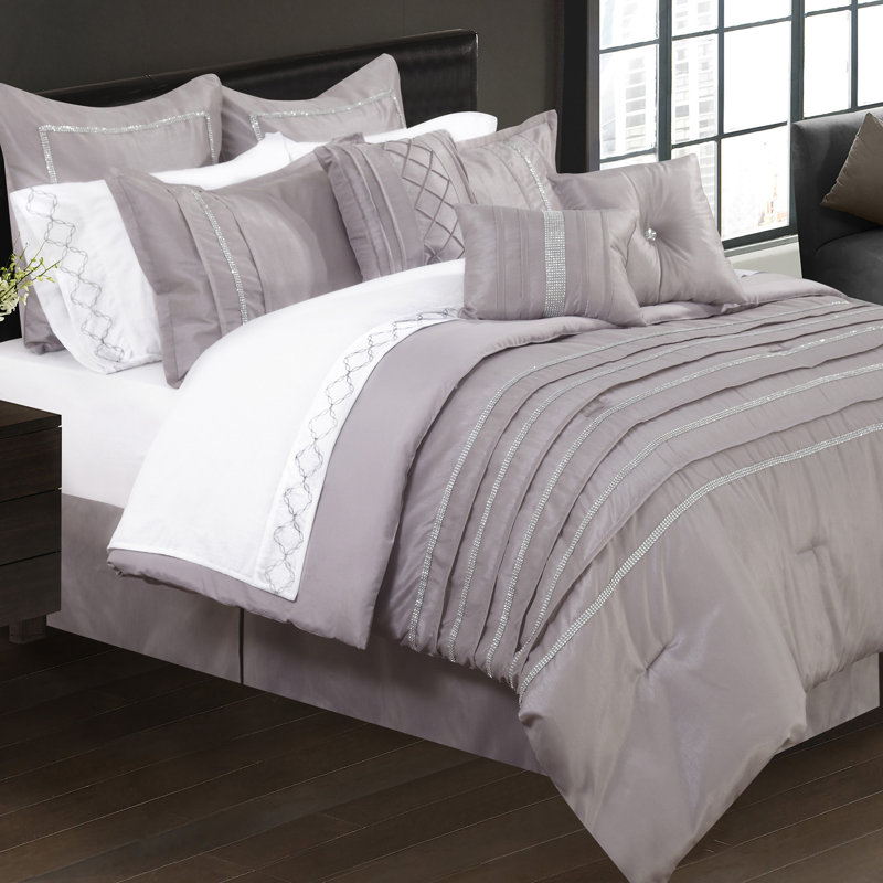Modern & Contemporary Polyester Comforter, Queen
