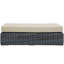 Repose-pieds d'extérieur rectangulaire Sunbrella Modway Summon-31483499