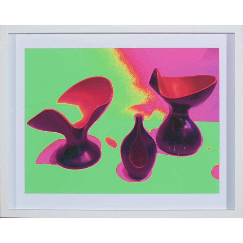 «Green Vases» par Michael Wolk, impression encadrée sur papier