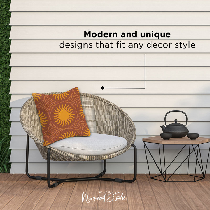 Geometric Outdoor Throw Pillow