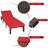 Outdoor Chaise Lounge , Cushion Included-52954548
