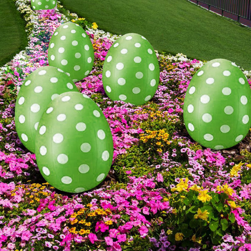 Accessoires de fête de Pâques 16 pouces (3 / paquet), Vert