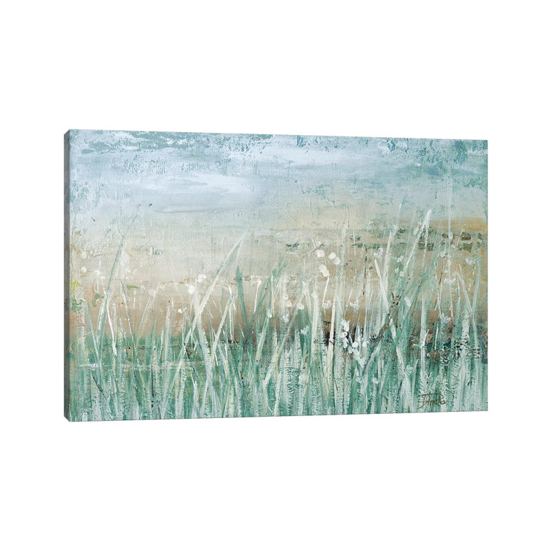 Reproduction d’art, "Grass Memories" par Patricia Pinto, Toile tendue, Pas de tapis, H 26 po x l 40 po x P 1,5 po