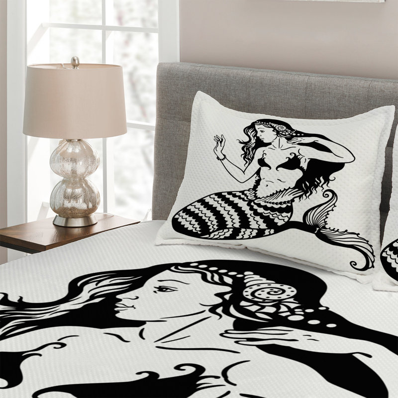 Polyester Coverlet, King Bedspread + 2 Shams