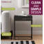Verona 43cm W Steel Bedside Table