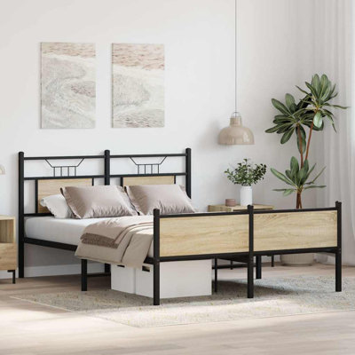Bed Frame Without Mattress Engineered Wood