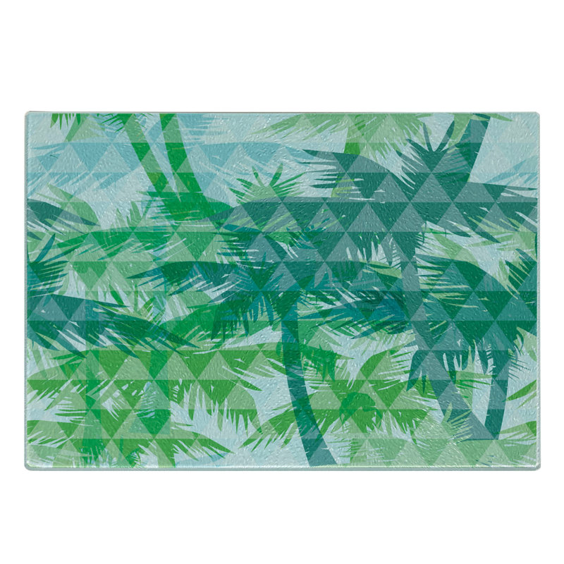 Planche à découper en verre trempé Ambesonne