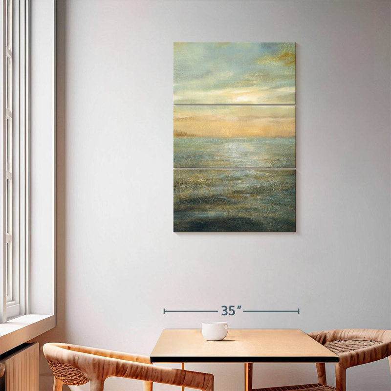 Kerrick Serene Sea Clouds II, H 57 po x l 36 po