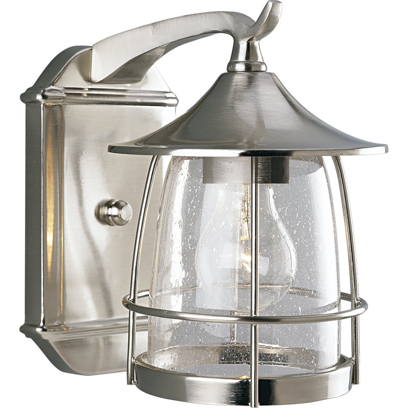 Rawson Wall Light, Brushed Nickel, 14" H x 10" W X 13" D