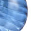 Modern Designer Circular Ribbed Glass Non Electric Pendant Lamp Shade-1964321245