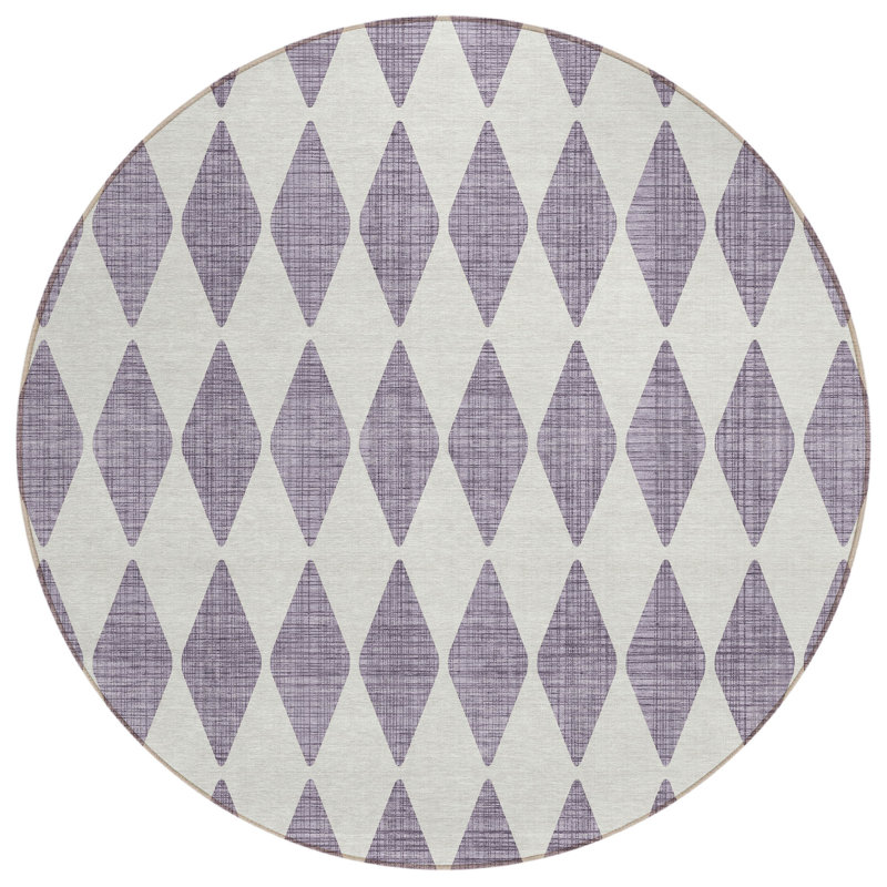 Tapis rond lavable 8 po