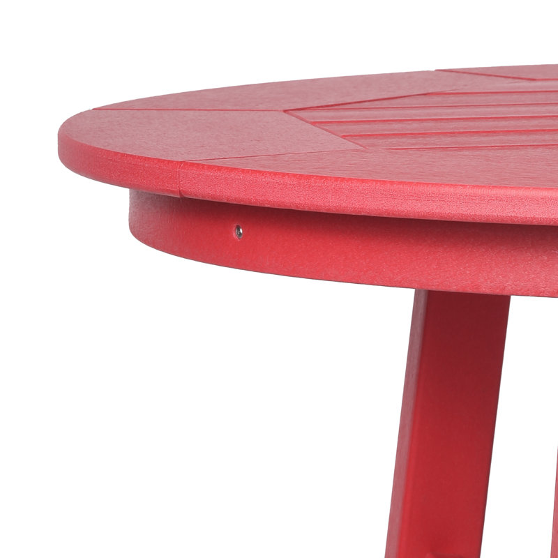 Laguna 5-Piece Round Counter Set, Red
