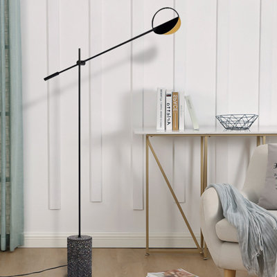 Saltimbanque Retro Marble Base Floor Lamp | Slim Frame | Warm 3500K | Industrial Style