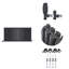 iBathUK Princia Horizontal Double Oval Panel Radiator Angled Valve-624311153-624311157