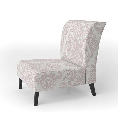 Fauteuil de chambre en velours crème