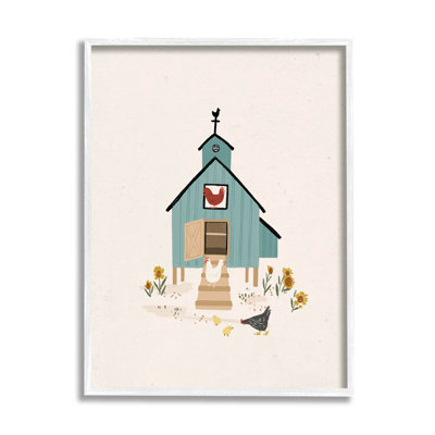 " Grazing Chickens Hens Farm " by Loni Harris
